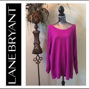 Lane Bryant Women's Fuchsia Sweater